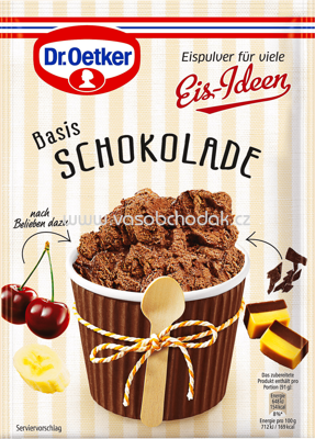 Dr.Oetker Eispulver Schokolade, 116g