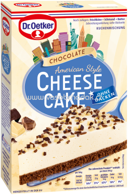 Dr.Oetker Backmischungen Cheesecake American Style Chocolate, 355g