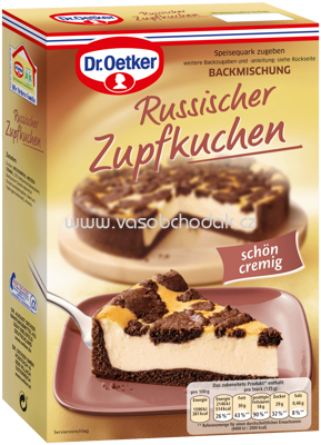 Dr.Oetker Backmischungen Familienkuchen Russischer Zupfkuchen, 670g