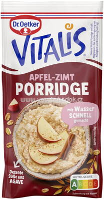 Dr.Oetker Vitalis Porridge Apfel-Zimt, 58g