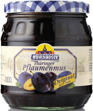 Mühlhäuser Thüringer Pflaumenmus pastös, 1kg