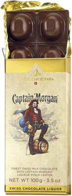 Goldkenn Schokoladentafel Captain Morgan, 100g