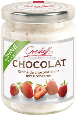 Grashoff Weiße Chocolat mit Erdbeeren, 250g