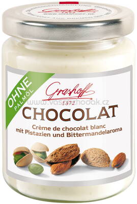 Grashoff Weiße Chocolat mit Pistazien und Bittermandelaroma, 235g
