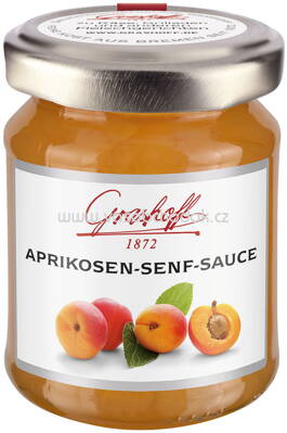 Grashoff Aprikosen Senf Sauce, 125 ml