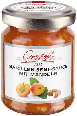 Grashoff Marillen Senf Sauce mit Mandeln, 125 ml