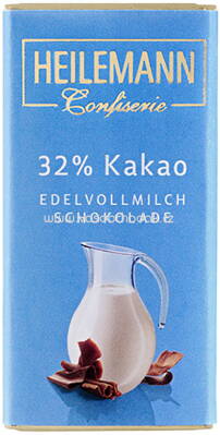Heilemann 32% Kakao Edelvollmilch-Schokolade, 37g