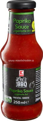 K-Classic Let's BBQ Paprika Sauce ungarische Art, 250 ml