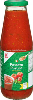 K-Classic Passata Rustica mi Basilikum, 720 ml