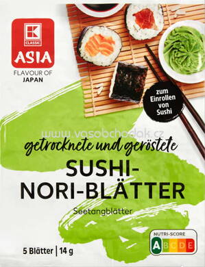 K-Classic Asia Sushi Nori Blätter, 5 St, 14g