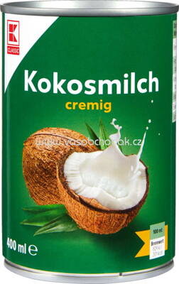 K-Classic Kokosmilch, cremig, 400 ml
