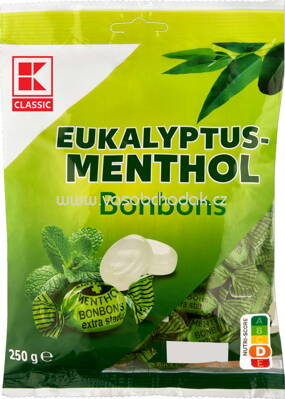 K-Classic Eukalyptus Menthol Bonbons, 250g