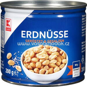 K-Classic Erdnüsse Geröstet & Gesalzen, 200g