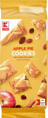 K-Classic Apple Pie Cookies mit Apfelfüllung und Rosinen, 225g