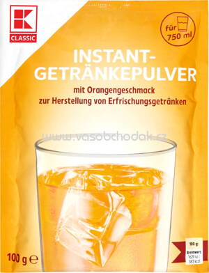 K-Classic Instant-Getränkepulver Orange, 100g
