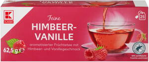 K-Classic Früchtetee Himbeer Vanille, 25 Beutel