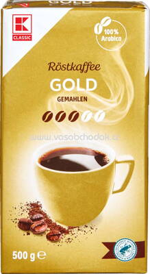 K-Classic Kaffee Gold gemahlen, 500g