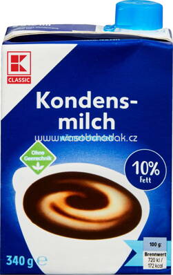 K-Classic Kondensmilch, 10% Fett, 340g