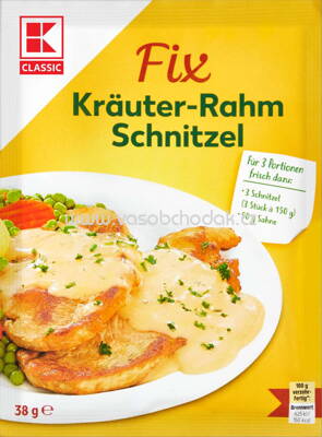K-Classic Fix Kräuter Rahm Schnitzel, 1 St