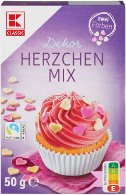 K-Classic Dekor Herzchen Mix, 50g