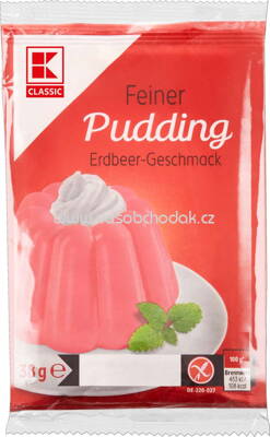 K-Classic Feiner Pudding Erdbeer, 3 St