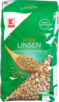 K-Classic Grüne Linsen, 500g
