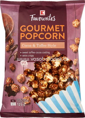 K-Favourites Gourmet Popcorn Cocoa & Toffee Style, 125g