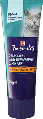 K-Favourites Delikatess Leberwurst Creme, Adult, 75g