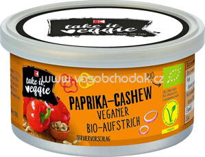 K-Take it Veggie Aufstrich Paprika-Cashew, 125g