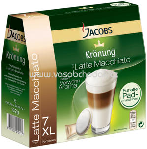 Jacobs Krönung Latte Macchiato 7 Pads, 162g