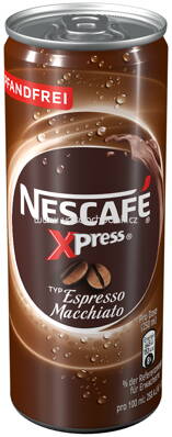 Nescafé Xpress Espresso Macchiato, 250 ml