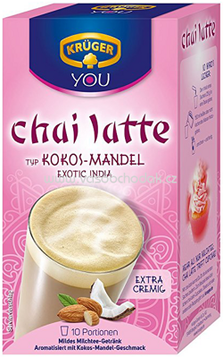 Krüger Typ Chai Latte Exotic India Kokos-Mandel, 250g