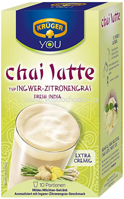 Krüger Typ Chai Latte Fresh India Ingwer-Zitronengras, 250g