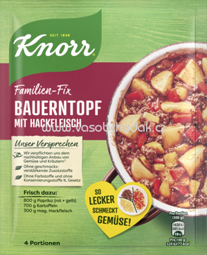 Knorr Fix Familien Bauerntopf mit Hackfleisch, 1 St