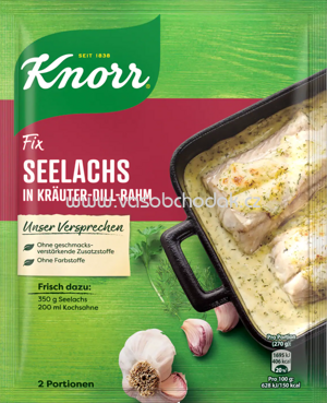 Knorr Fix Fischgerichte Seelachs in Kräuter Dill Rahm, 1 St