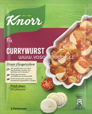 Knorr Fix Fleischgerichte Currywurst, 1 St