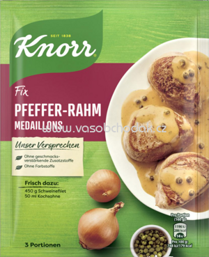 Knorr Fix Fleischgerichte Pfeffer Rahm Medaillons, 1 St