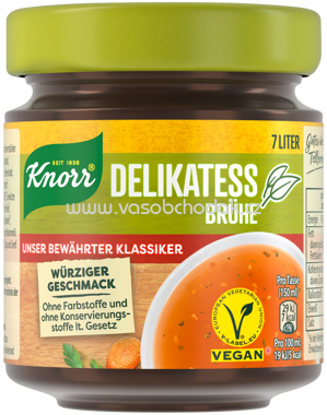 Knorr Delikatess Brühe, Glas, 7l