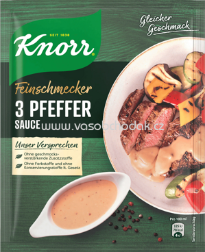 Knorr Feinschmecker 3 Pfeffer Sauce, 1 St