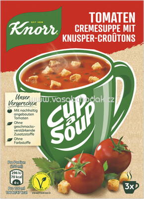 Knorr Cup a Soup Instant Suppe Tomaten, 3x150 ml