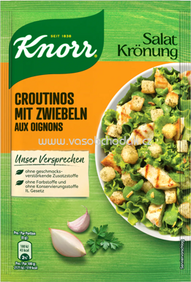 Knorr Salatkrönung Croutinos mit Zwiebeln, 25g
