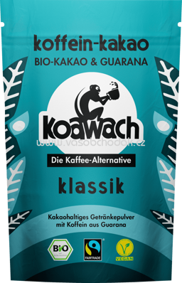 Koawach Kakao Pulver, Kakao & Guarana, Klassik, 100 g