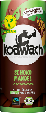 Koawach Schoko-Drink, Kakao & Guarana mit Schokolade & Mandel, vegan, 235 ml