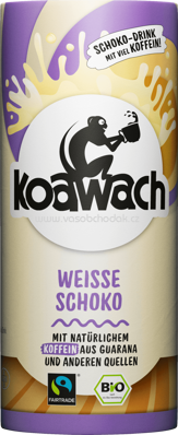 Koawach Schoko-Drink, Kakao & Guarana mit weißer Schokolade, 235 ml