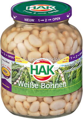 HAK Weiße Bohnen, 720 ml