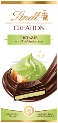 Lindt Creation Pistazie mit Mandelstücken, 148g