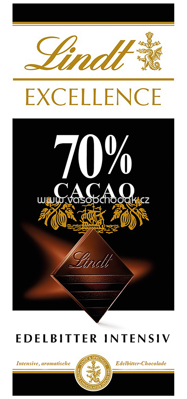 Lindt Excellence 70%, 100g