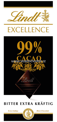 Lindt Excellence 99%, 50g