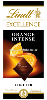 Lindt Excellence Orange Intense, 100g