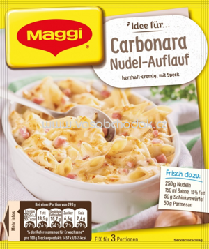 Maggi Fix Carbonara Nudel Auflauf, 1 St